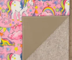 Mohawk Unicorn Wish Pink Multi-Color Area Rug -Carpet Promotion 810599891 A8 2