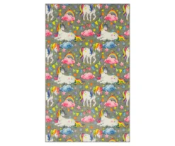 Mohawk Unicorn Wish Gray Multi-Color Area Rug
