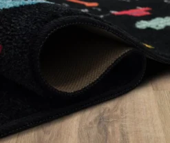 Mohawk ABC Letters Black Multi-Color Area Rug -Carpet Promotion 810599894 A8 5