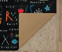 Mohawk ABC Letters Black Multi-Color Area Rug -Carpet Promotion 810599895 A8 2 1