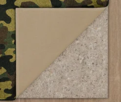Mohawk Green, Black & Brown Camouflage Area Rug -Carpet Promotion 810599904 A8 2
