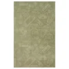 In Control Gray & White Area Rug, (5' X 8')