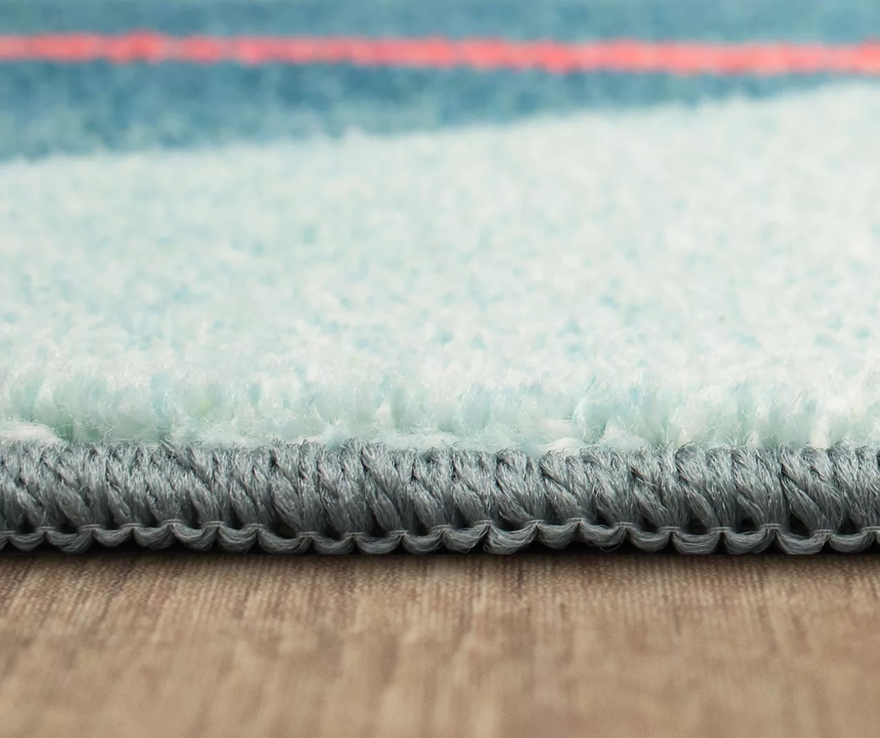 Light Blue & Coral Submarine Dream Area Rug, (5' X 8') 8 Light Blue & Coral Submarine Dream Area Rug, (5' X 8') - Image 8