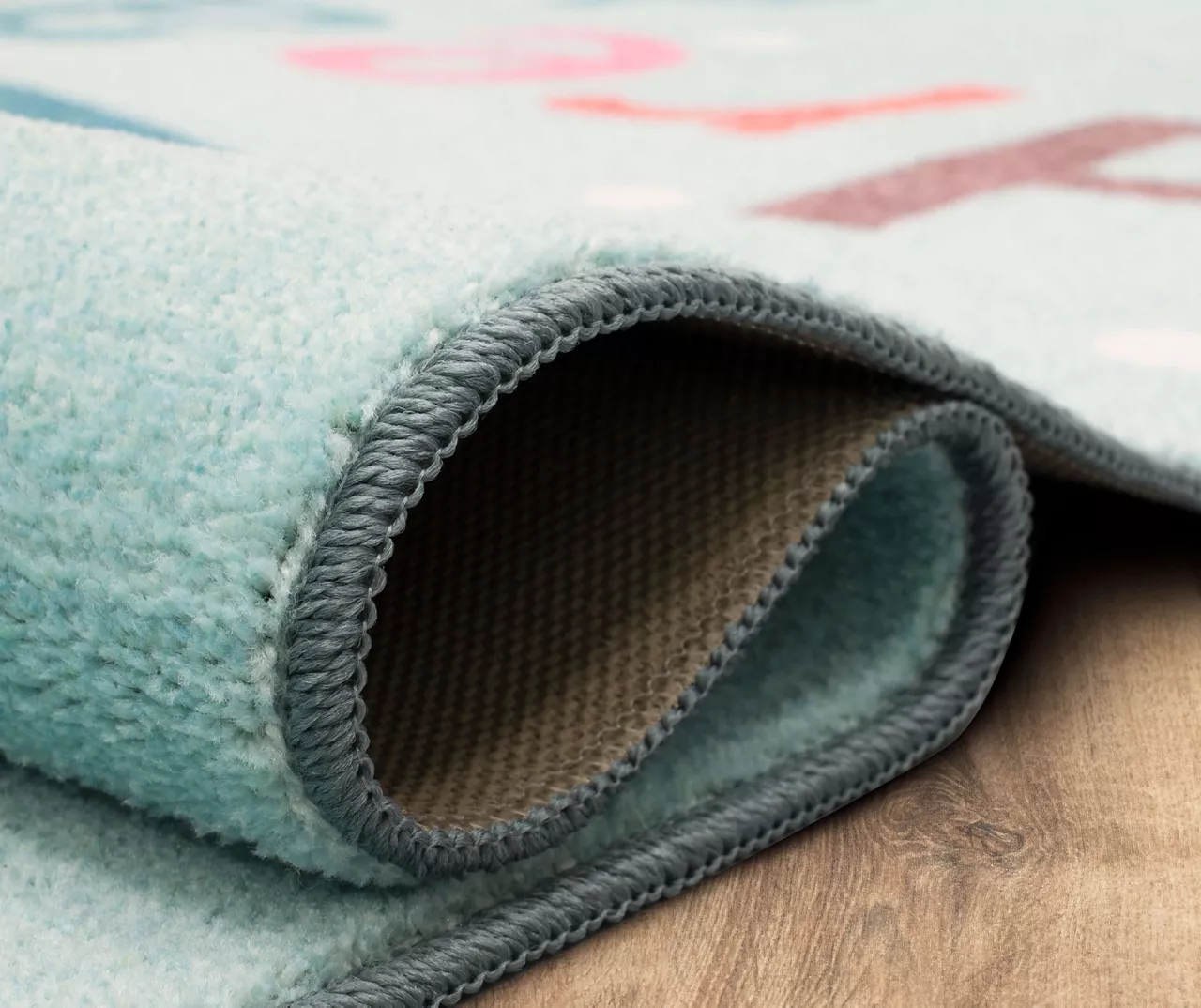 Light Blue & Coral Submarine Dream Area Rug, (5' X 8') 9 Light Blue & Coral Submarine Dream Area Rug, (5' X 8') - Image 9