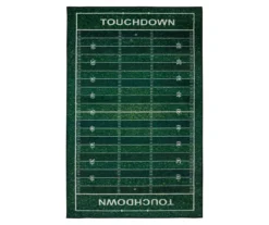 Green Football Yards Area Rug -Carpet Promotion 810599916 A0 1 1