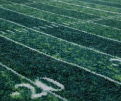 Green Football Yards Area Rug, (8' X 10') -Carpet Promotion 810599916 A8 3