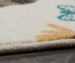 Mohawk Cream & Multi-Color Woodland Raccoon Area Rug 18 Mohawk Cream & Multi-Color Woodland Raccoon Area Rug -Carpet Promotion 810599917 A8 4