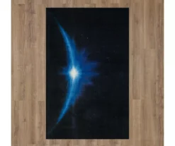 Mohawk Galactic Quest Navy Light Arc Area Rug -Carpet Promotion 810599918 A0 2