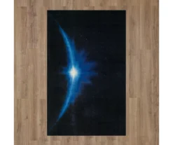 Mohawk Galactic Quest Navy Light Arc Area Rug -Carpet Promotion 810599919 A0 2