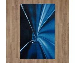 Mohawk Hyperspace Navy Abstract Area Rug -Carpet Promotion 810599920 A0 2