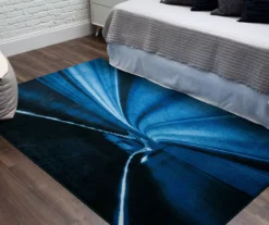 Mohawk Hyperspace Navy Abstract Area Rug -Carpet Promotion 810599921 A0 4