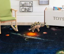 Mohawk Black & Multi-Color Solar System Area Rug 29 Mohawk Black & Multi-Color Solar System Area Rug -Carpet Promotion 810599924 A0 3