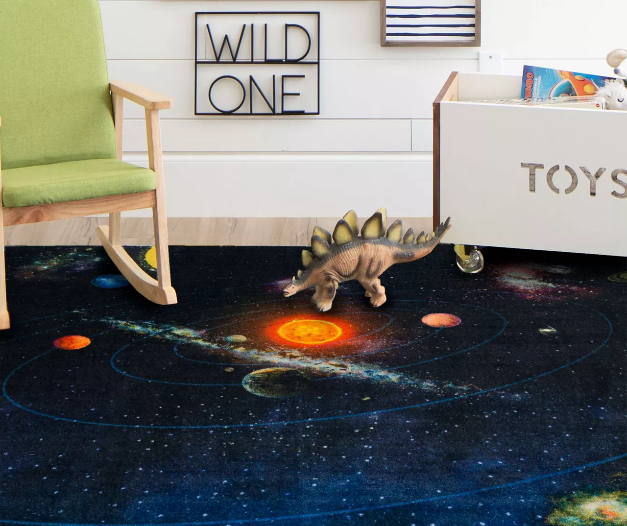 Mohawk Black & Multi-Color Solar System Area Rug 11 Mohawk Black & Multi-Color Solar System Area Rug - Image 11