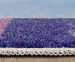 Blue & Rainbow Alphabet Border Area Rug -Carpet Promotion 810599927 A8 4