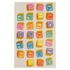 Ivory & Multi-Color Alphabet Blocks Area Rug, (5' X 8')