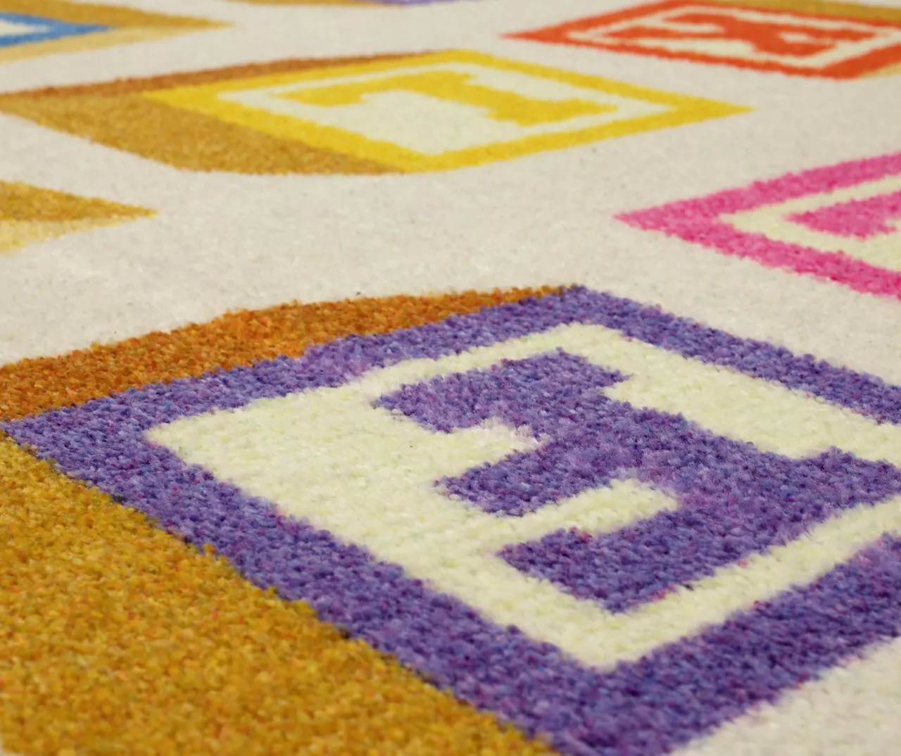 Ivory & Multi-Color Alphabet Blocks Area Rug, (5' X 8') 5 Ivory & Multi-Color Alphabet Blocks Area Rug, (5' X 8') - Image 5