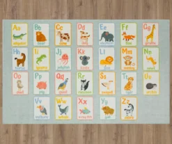 Mohawk Alphabet Light Blue Area Rug 10 Mohawk Alphabet Light Blue Area Rug -Carpet Promotion 810599932 A0 2 1