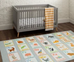 Mohawk Alphabet Light Blue Area Rug 12 Mohawk Alphabet Light Blue Area Rug -Carpet Promotion 810599932 A0 4 1