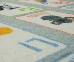 Alphabet Light Blue Area Rug, (8' X 10') 5 Alphabet Light Blue Area Rug, (8' X 10') -Carpet Promotion 810599933 A8 3 1