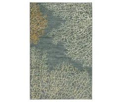 Mohawk Blue & Ivory Coral Reef Area Rug