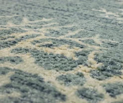 Blue & Ivory Coral Reef Area Rug, (7.5' X 10') -Carpet Promotion 810599937 A8 3 1