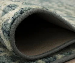 Blue & Ivory Coral Reef Area Rug, (7.5' X 10') -Carpet Promotion 810599937 A8 5 1