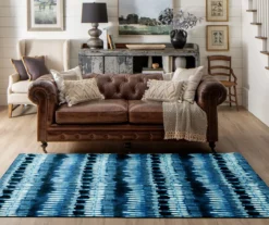 Mohawk Imprint Navy & White Abstract Area Rug -Carpet Promotion 810599941 A0 3