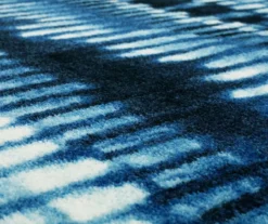 Imprint Navy & White Abstract Area Rug, (5' X 8') -Carpet Promotion 810599941 A8 3 1