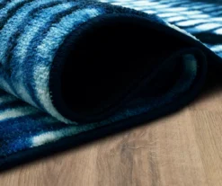 Mohawk Imprint Navy & White Abstract Area Rug -Carpet Promotion 810599941 A8 5