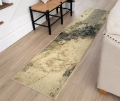 Brandt Gray Abstract Area Rug, (2' X 8') 12 Brandt Gray Abstract Area Rug, (2' X 8') -Carpet Promotion 810600253 A0 3
