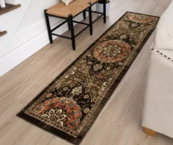 Adelphi Brown Ornamental Floral Area Rug, (2' X 8') 13 Adelphi Brown Ornamental Floral Area Rug, (2' X 8') -Carpet Promotion 810600271 A0 3