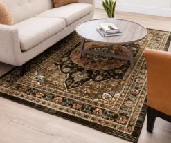 Adelphi Brown Ornamental Floral Area Rug, (5' X 8') -Carpet Promotion 810600272 A0 4
