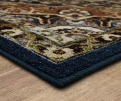 Eason Brown & Navy Ornamental Area Rug, (6' X 9') -Carpet Promotion 810600285 A8 1