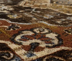 Eason Brown & Navy Ornamental Area Rug, (6' X 9') -Carpet Promotion 810600285 A8 3