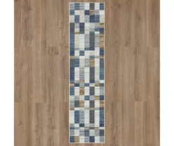 Mohawk Home Avenue Blocks Blue Area Rug -Carpet Promotion 810600288 A0 2