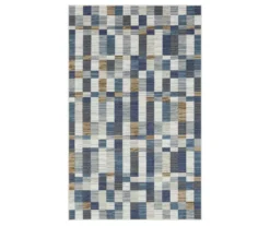 Mohawk Home Avenue Blocks Blue Area Rug -Carpet Promotion 810600289 A0 1 1