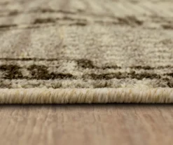 Ronson Gray & Beige Geometric Area Rug, (2' X 8') -Carpet Promotion 810600303 A8 4