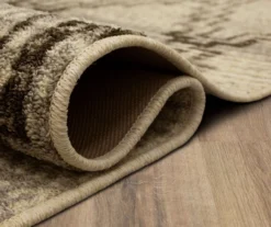 Ronson Gray & Beige Geometric Area Rug, (6' X 9') -Carpet Promotion 810600305 A8 5