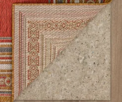 Panama Rust & Gray Geo-Bordered Outdoor Area Rug, (2.5' X 6') -Carpet Promotion 810600312 A8 2