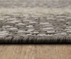 Light Gray & Tan Antelope Print Outdoor Area Rug, (2.5' X 6') -Carpet Promotion 810600334 A8 4