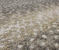 Light Gray & Tan Antelope Print Outdoor Area Rug, (4' X 5.5') -Carpet Promotion 810600335 A8 3