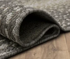 Light Gray & Tan Antelope Print Outdoor Area Rug, (4' X 5.5') -Carpet Promotion 810600335 A8 5