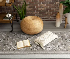 Coastal Desire Taupe & White Ornamental Outdoor Area Rug, (2.5' X 6') 14 Coastal Desire Taupe & White Ornamental Outdoor Area Rug, (2.5' X 6') -Carpet Promotion 810600338 A0 3