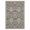 Coastal Desire Taupe & White Ornamental Outdoor Area Rug, (4' X 5.5')