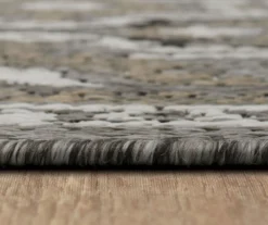 Coastal Desire Taupe & White Ornamental Outdoor Area Rug, (4' X 5.5') -Carpet Promotion 810600339 A8 4