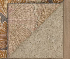 Treasured Garden Rust & Gray Botanical Outdoor Area Rug, (8' X 10') -Carpet Promotion 810600345 A8 2