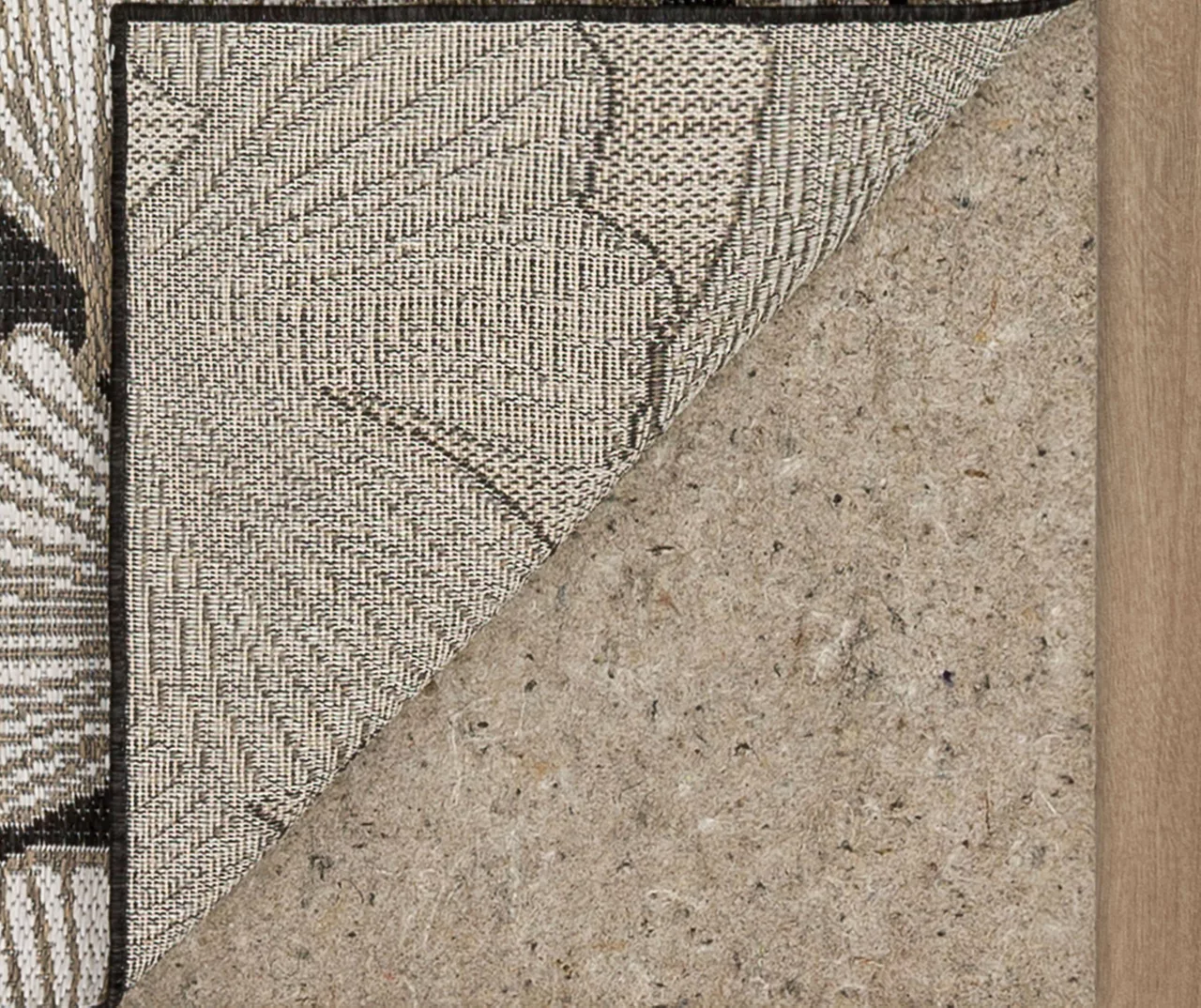 Treasured Garden Dark Gray & White Botanical Outdoor Area Rug, (2.5' X 6') 3 Treasured Garden Dark Gray & White Botanical Outdoor Area Rug, (2.5' X 6') - Image 3