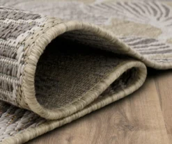 Treasured Garden Beige & Tan Botanical Outdoor Area Rug, (2.5' X 6') -Carpet Promotion 810600354 A8 5 1