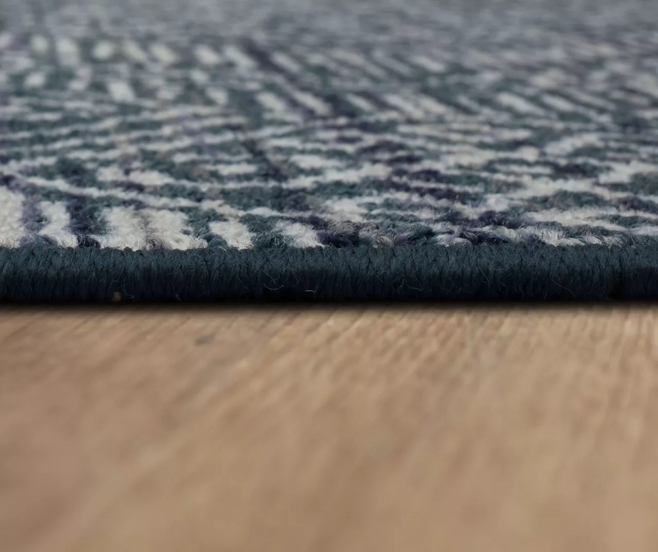 Mohawk Blue & White Geometric Diamond Area Rug 10 Mohawk Blue & White Geometric Diamond Area Rug - Image 10