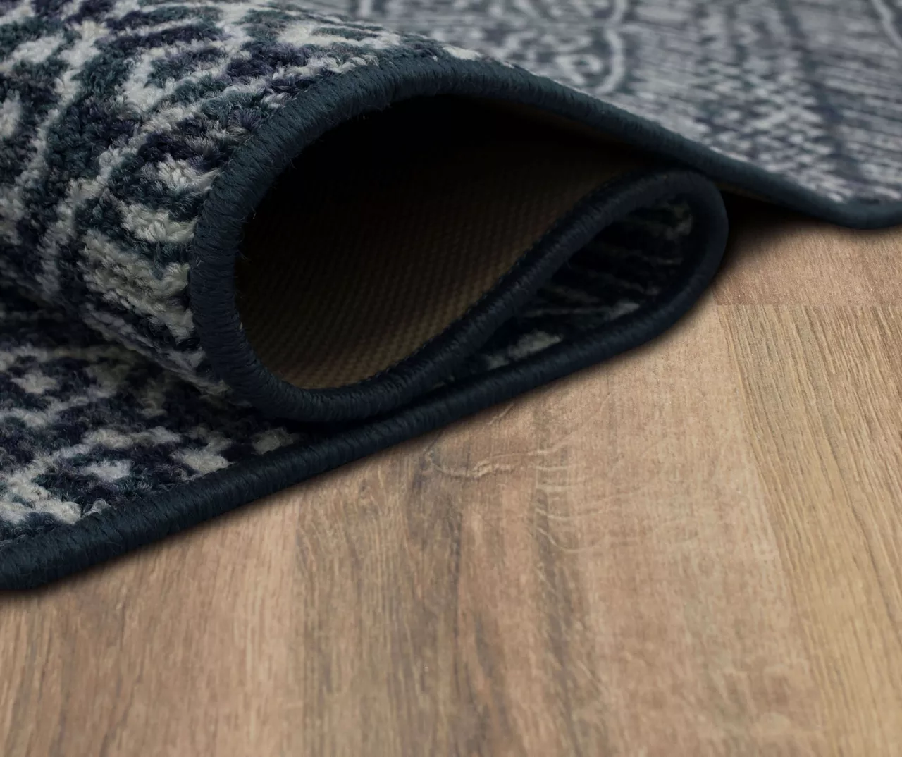 Mohawk Blue & White Geometric Diamond Area Rug 18 Mohawk Blue & White Geometric Diamond Area Rug - Image 18